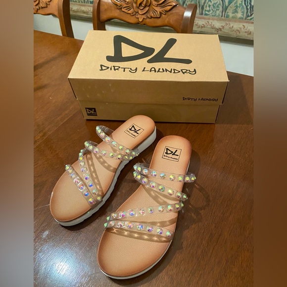 Dirty Laundry by Chinese Laundry Women's Coral Reef Sandal Iridescent Size 6.5 - Picture 3 of 11